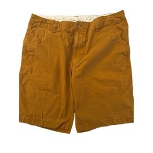 Old Navy Mens Lived In Straight Chino Shorts Casual‎ Brown Size 36